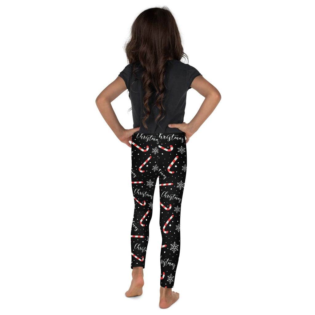 Candy Cane & Snowflake Kid's Leggings