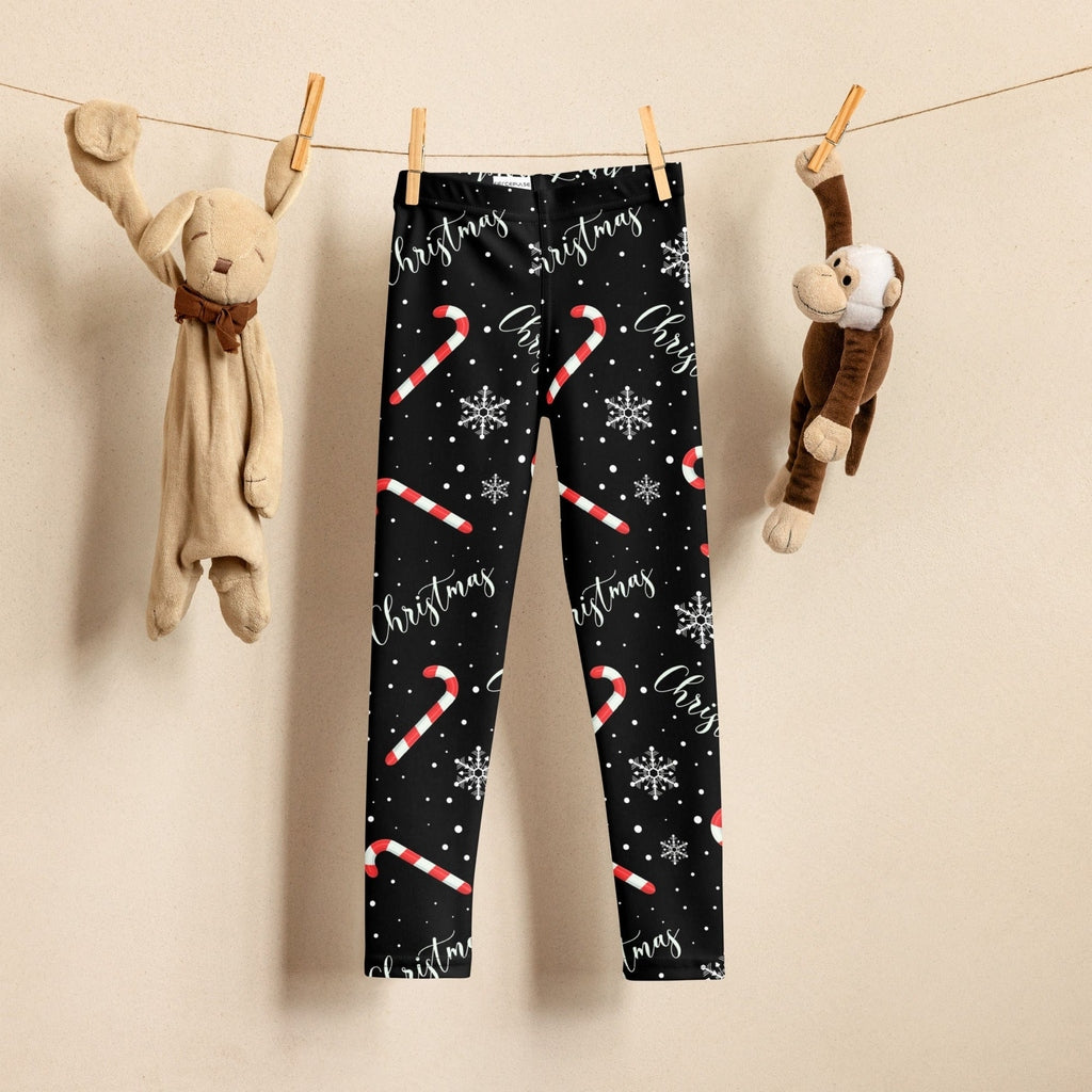 Candy Cane & Snowflake Kid's Leggings