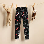 Candy Cane & Snowflake Kid's Leggings