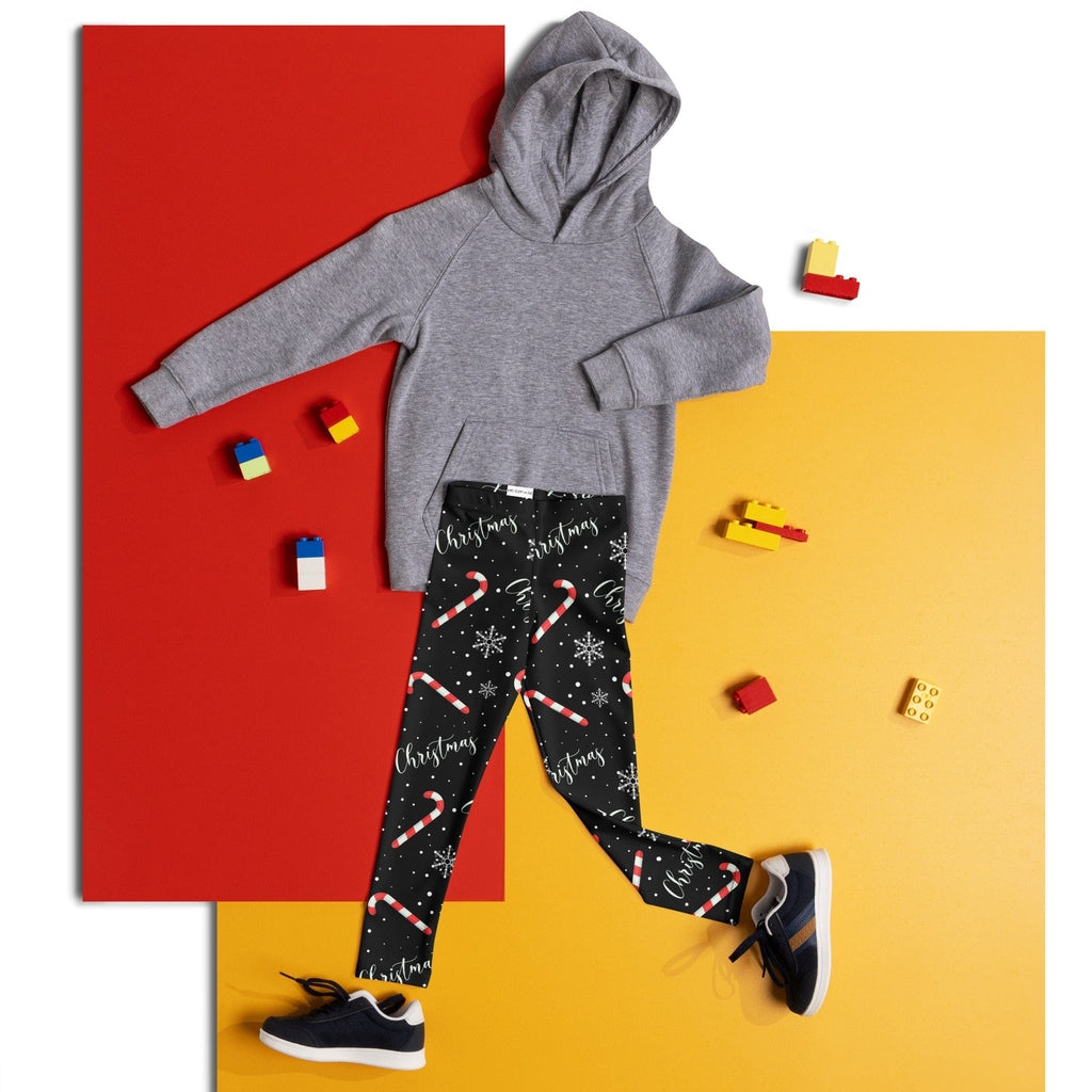 Candy Cane & Snowflake Kid's Leggings