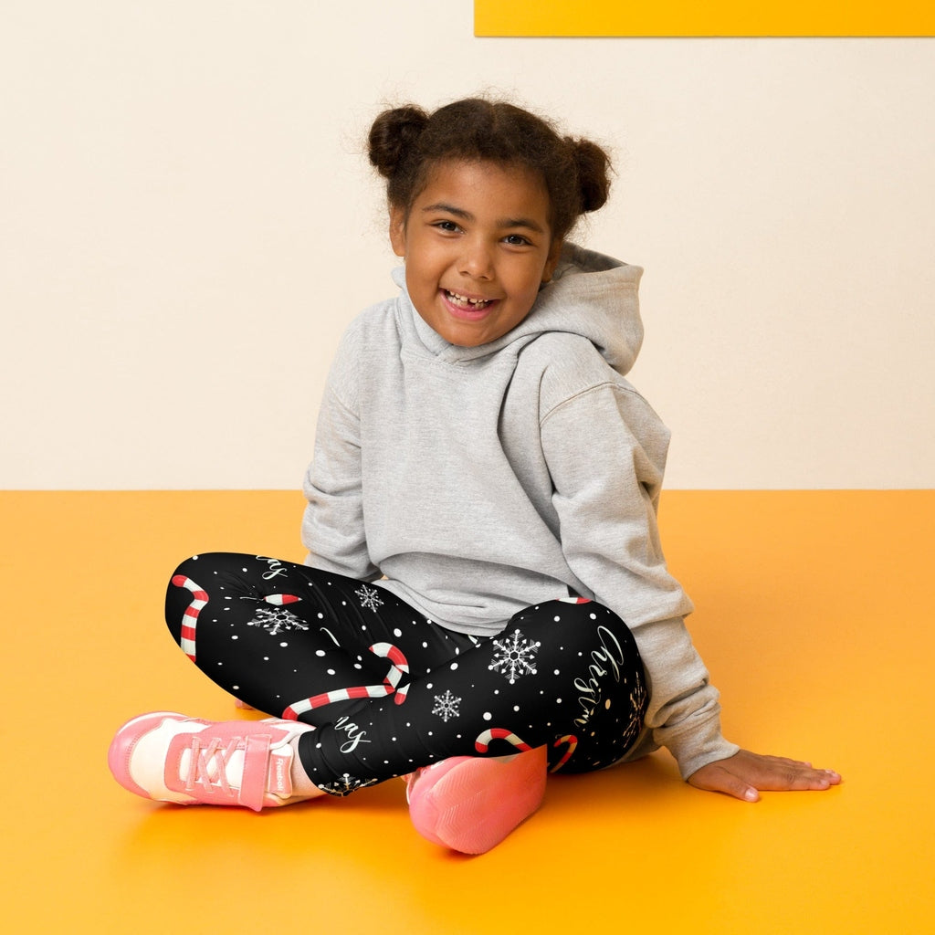 Candy Cane & Snowflake Kid's Leggings