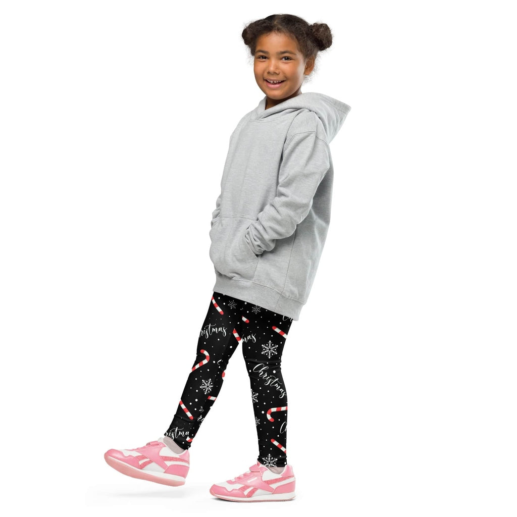 Candy Cane & Snowflake Kid's Leggings