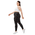 Candy Cane & Snowflake Plus Size Leggings