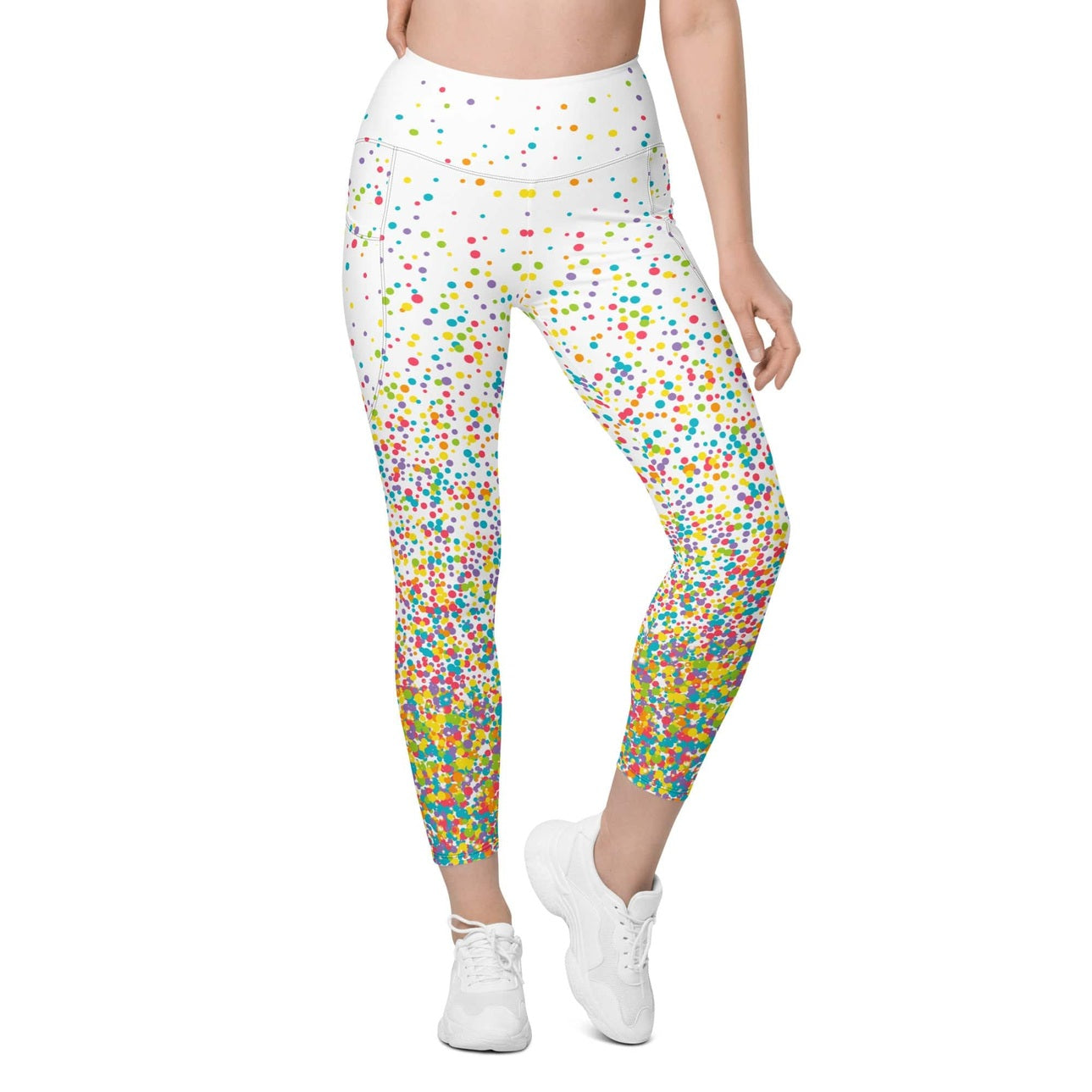 Candy Splash Ombre Leggings With Pockets