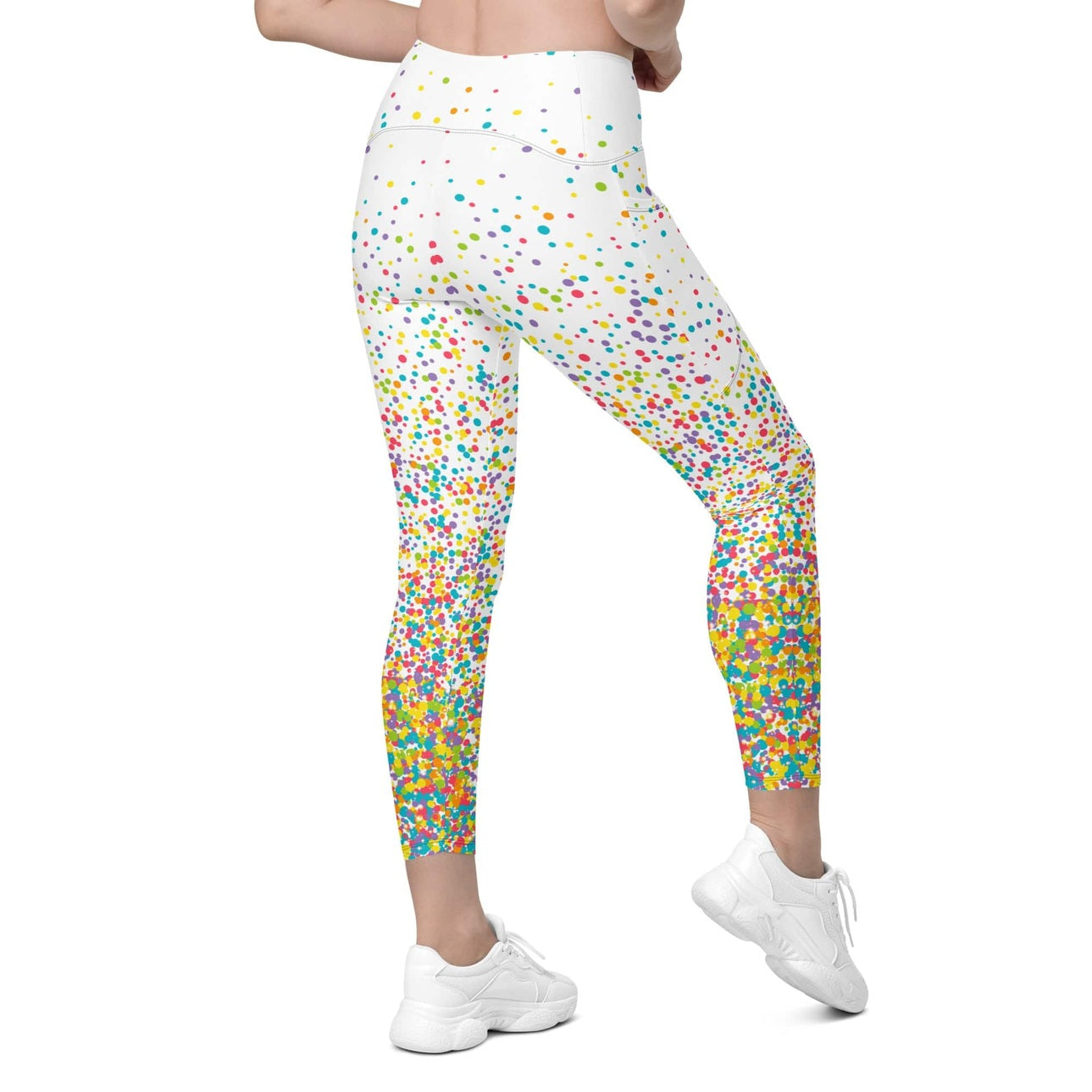 Candy Splash Ombre Leggings With Pockets