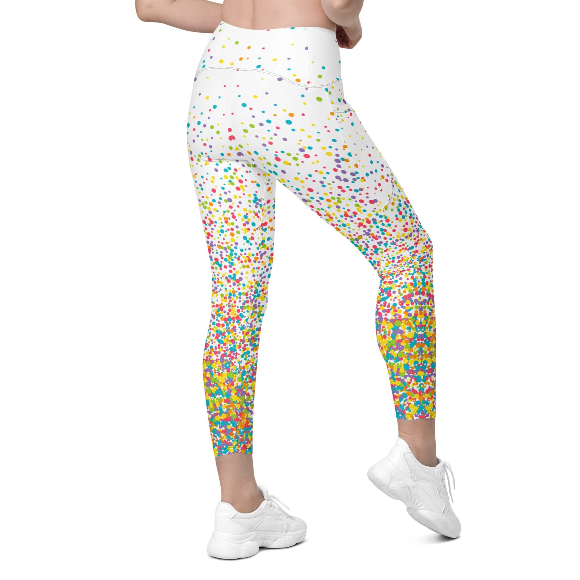 Candy Splash Ombre Leggings With Pockets