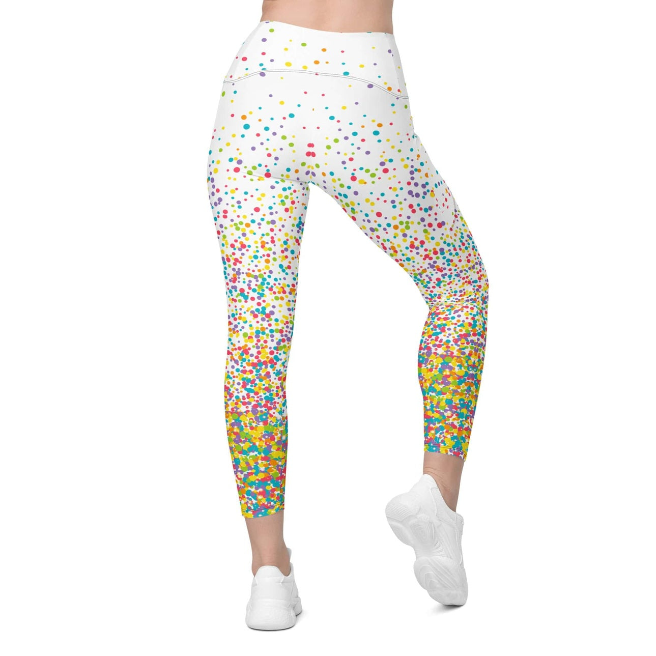Candy Splash Ombre Leggings With Pockets
