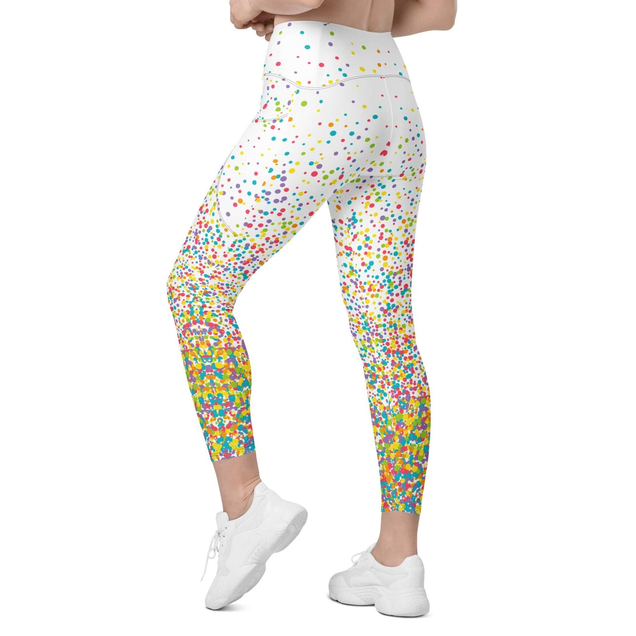 Candy Splash Ombre Leggings With Pockets