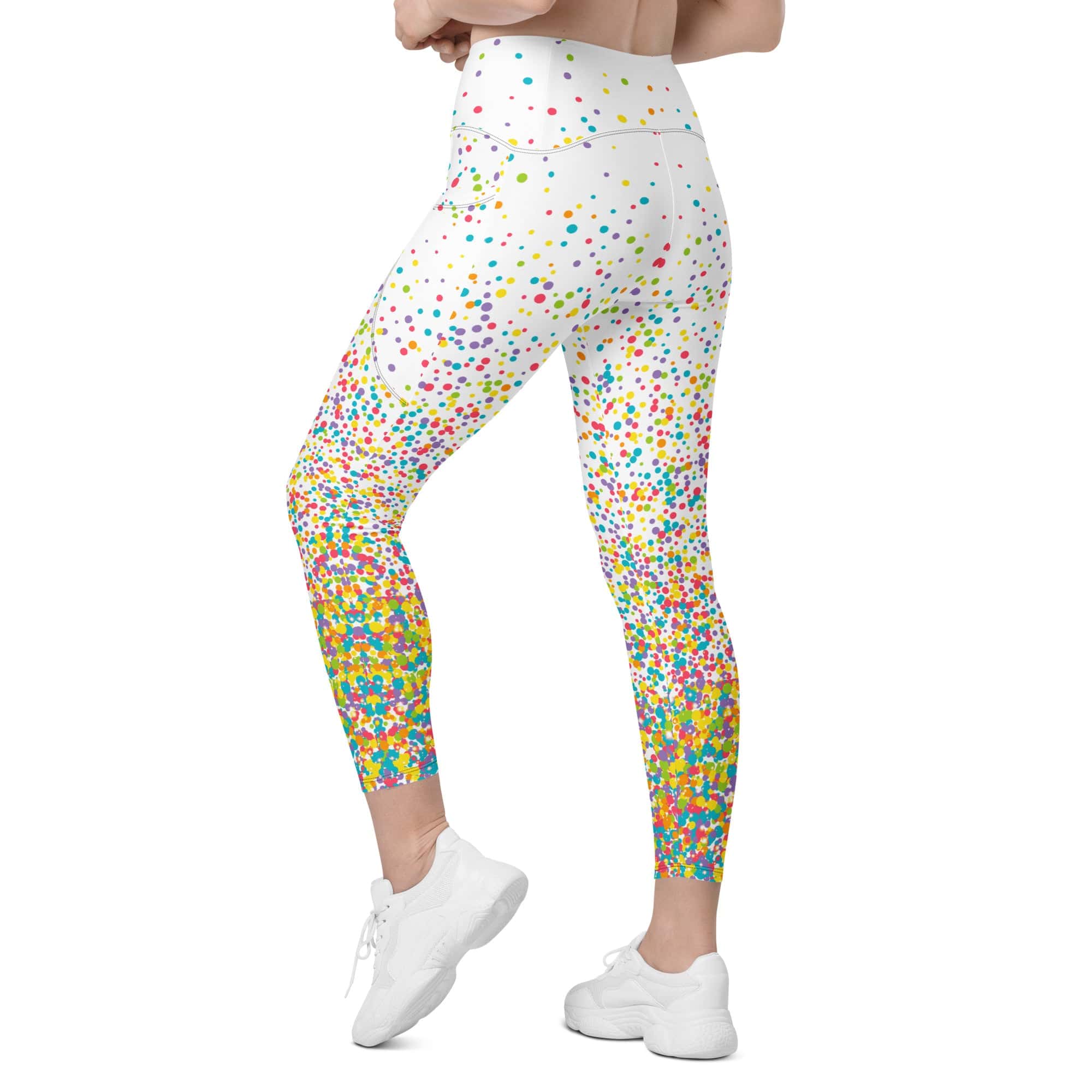 Candy Splash Ombre Leggings With Pockets