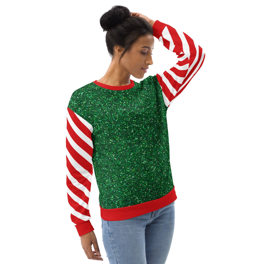 Candy Stripe Christmas Sweatshirt
