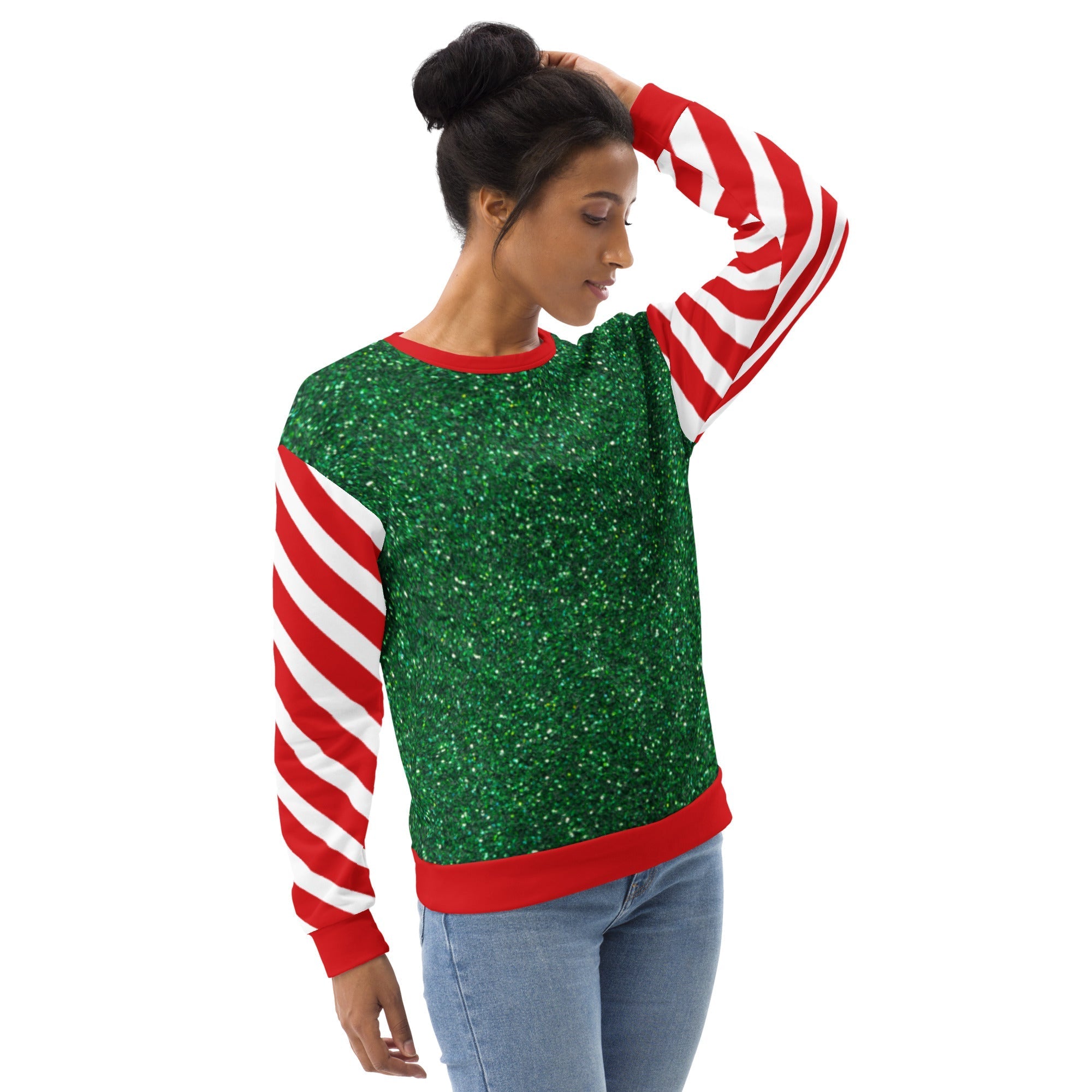 Candy Stripe Christmas Sweatshirt