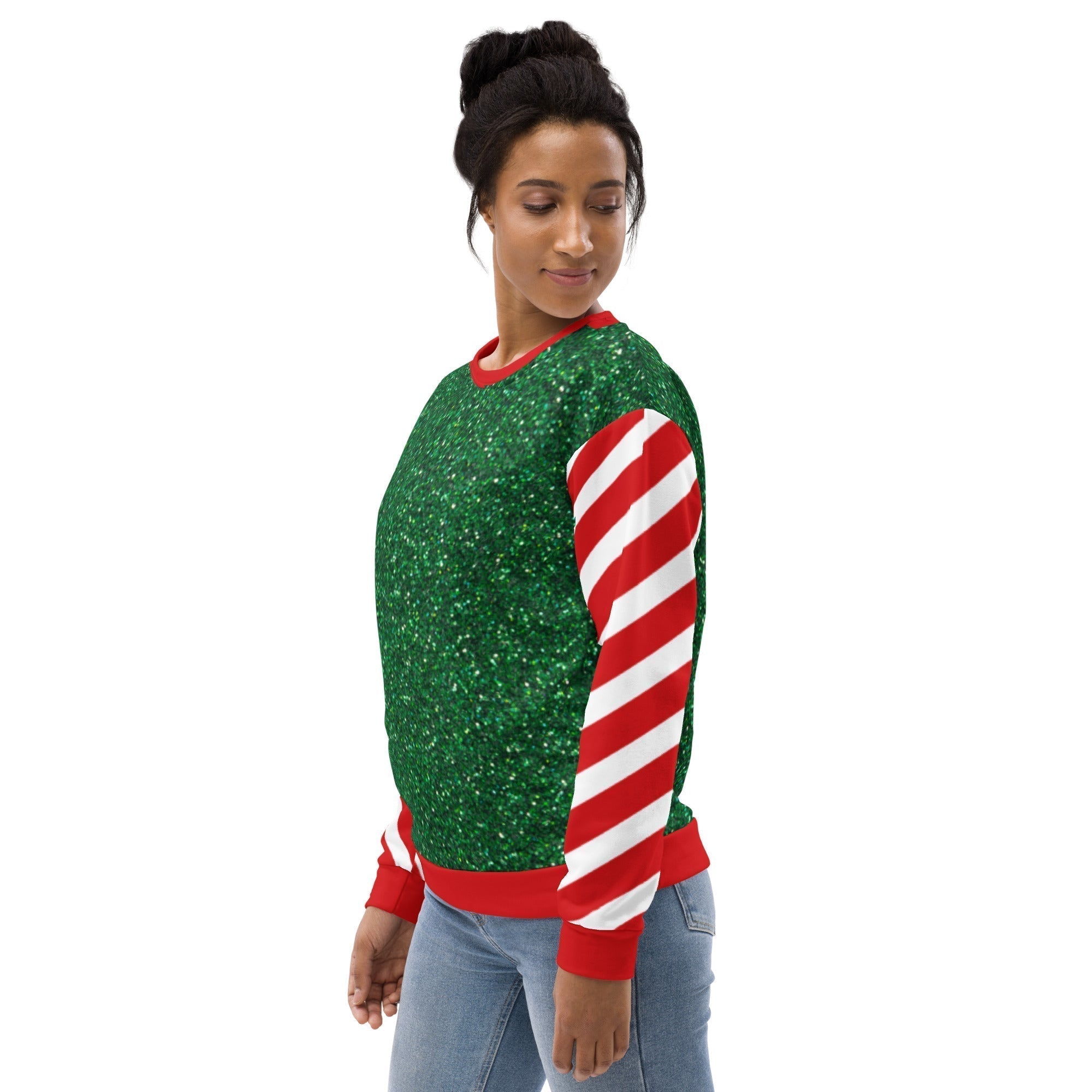 Candy Stripe Christmas Sweatshirt