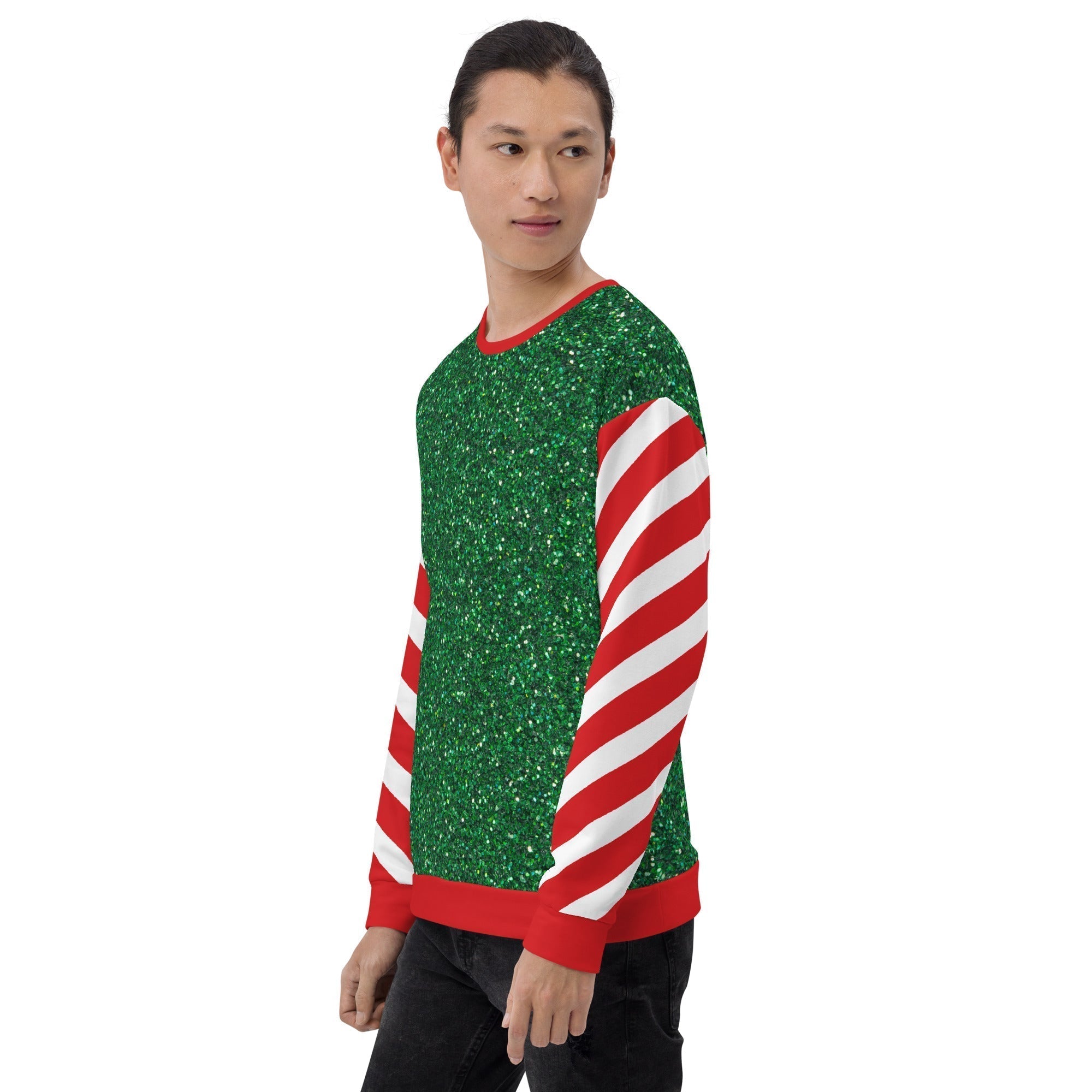 Candy Stripe Christmas Sweatshirt
