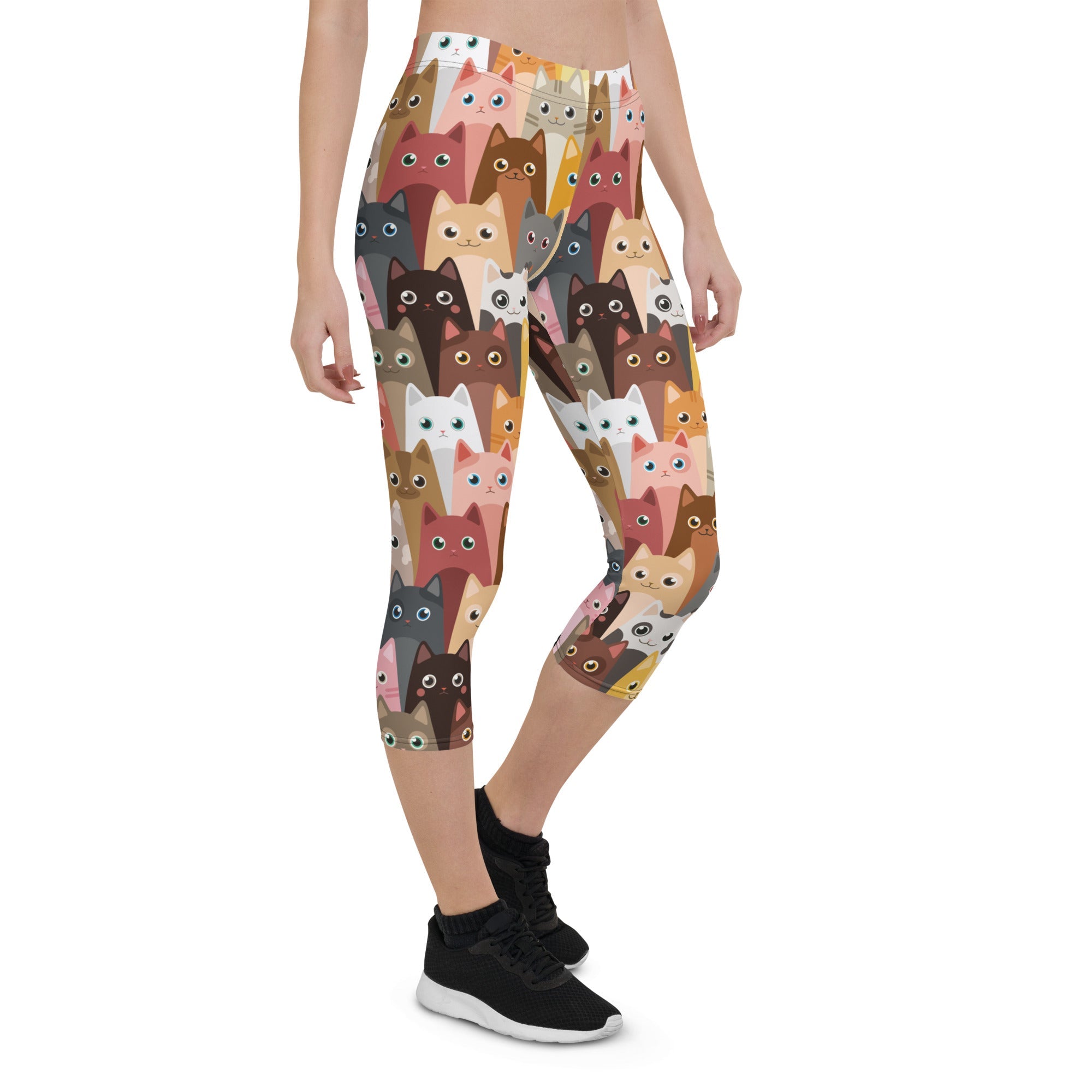 Cartoon Cats Capris