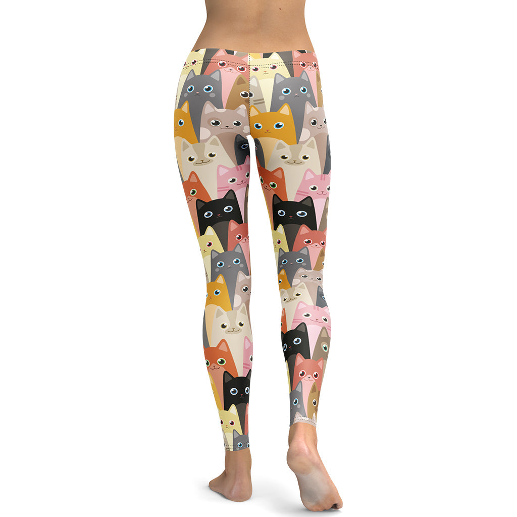 Cartoon Cats Leggings