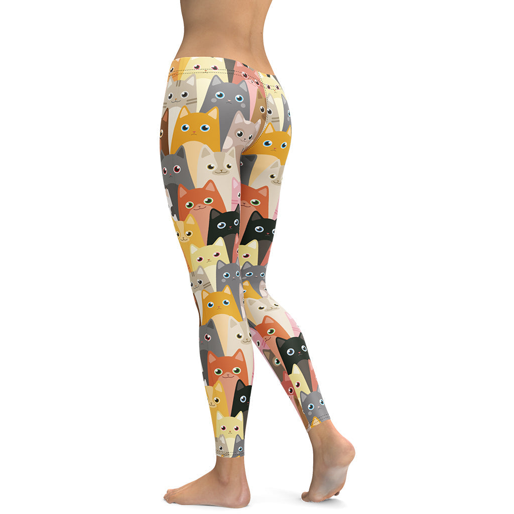 Cartoon Cats Leggings