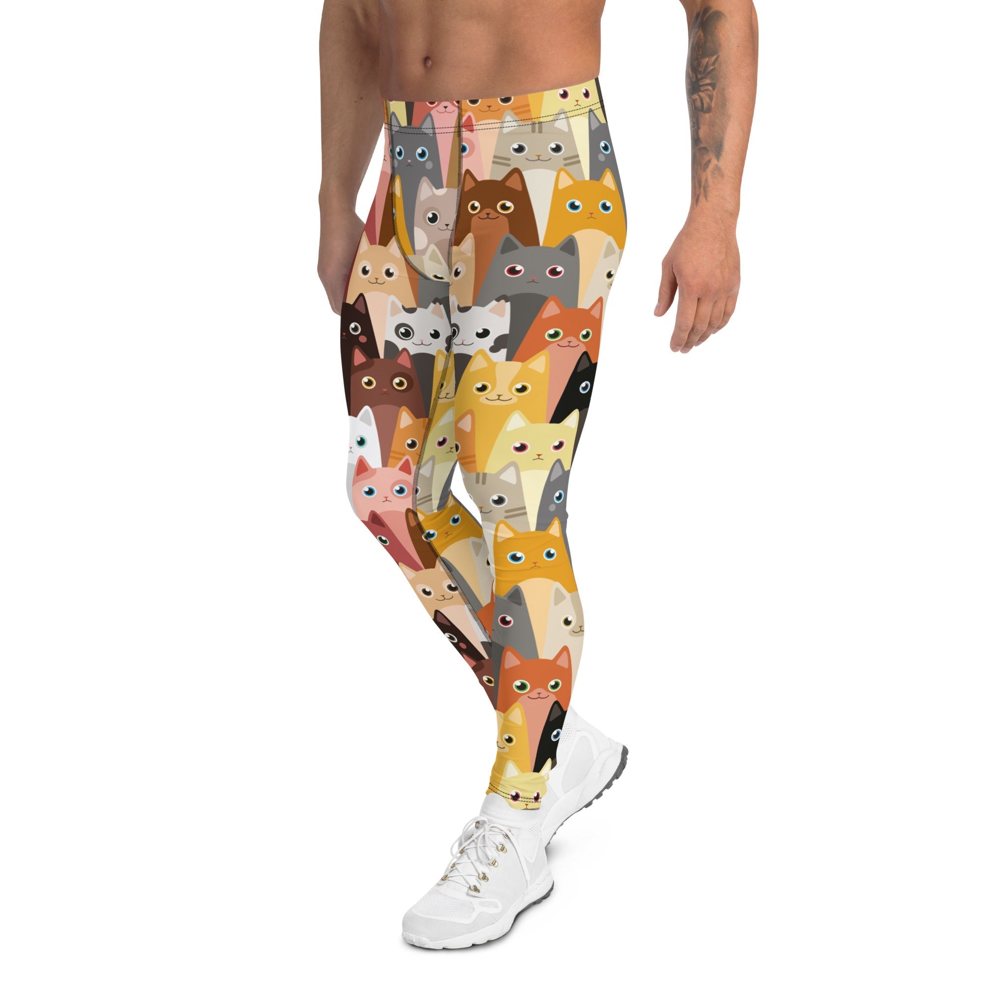 Cartoon Cats Men's Leggings