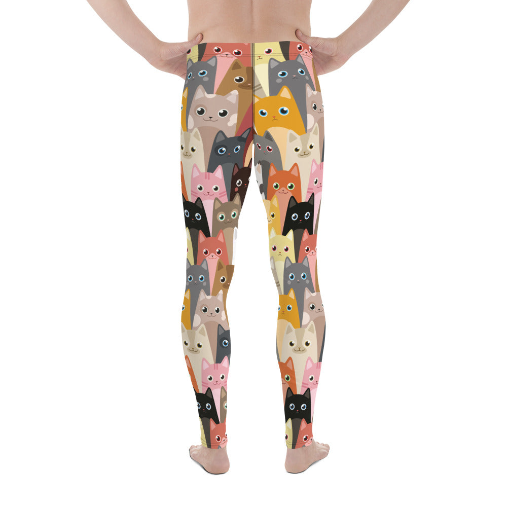 Cartoon Cats Men's Leggings