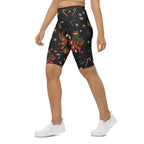 Cartoon Krampus Biker Shorts