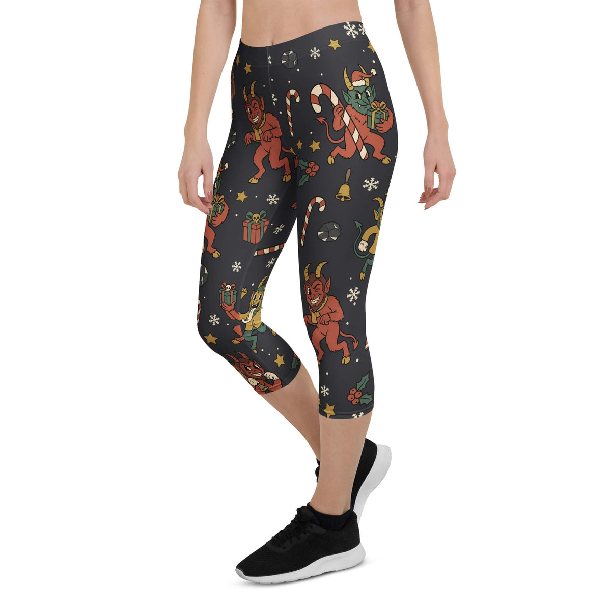 Cartoon Krampus Capris