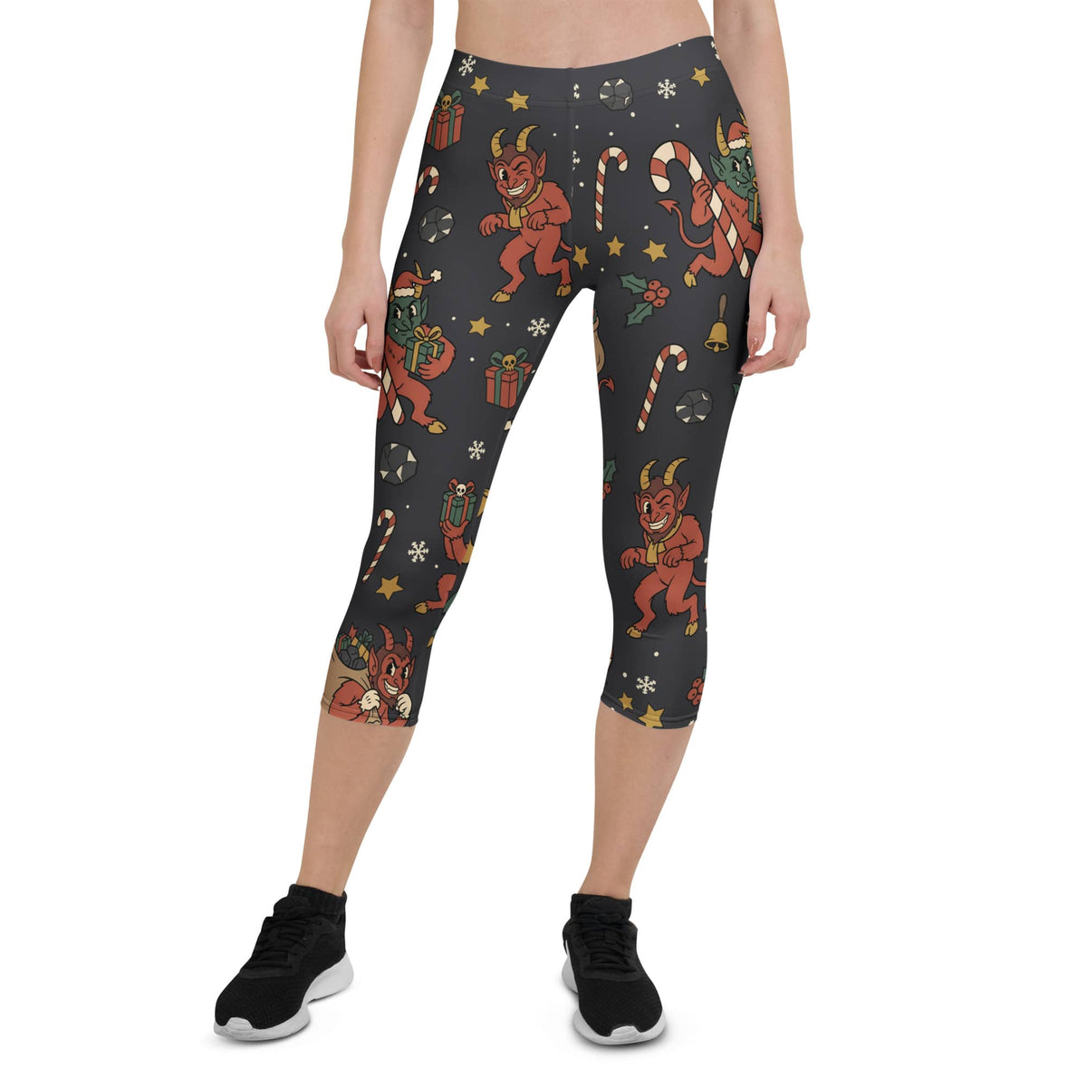 Cartoon Krampus Capris