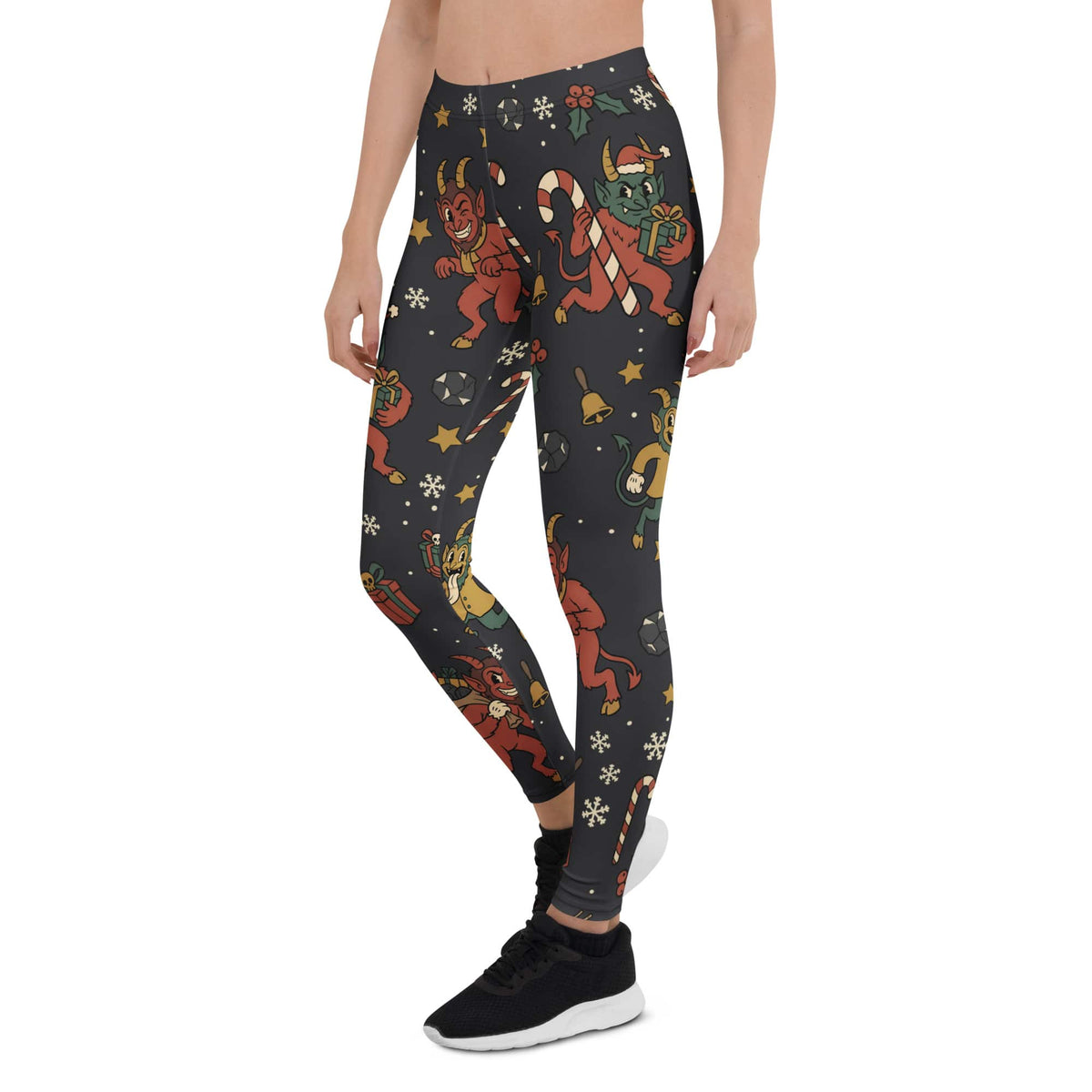 Cartoon Krampus Leggings