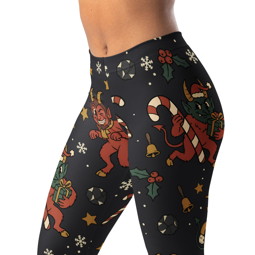 Cartoon Krampus Leggings