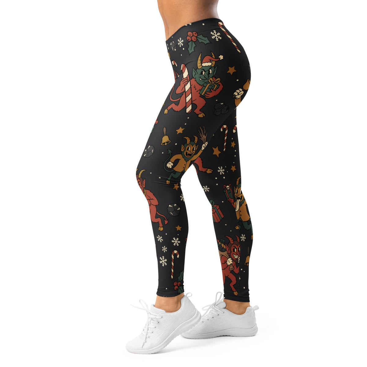 Cartoon Krampus Leggings