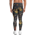 Cartoon Krampus Men's Leggings
