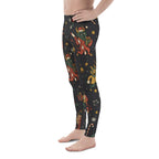 Cartoon Krampus Men's Leggings