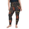 Cartoon Krampus Plus Size Leggings