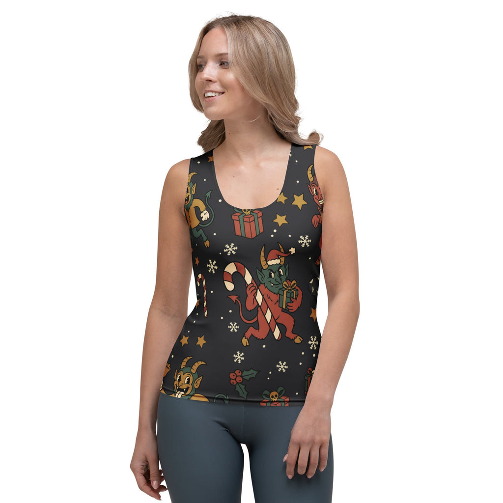 Cartoon Krampus Tank Top