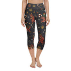 Cartoon Krampus Yoga Capris