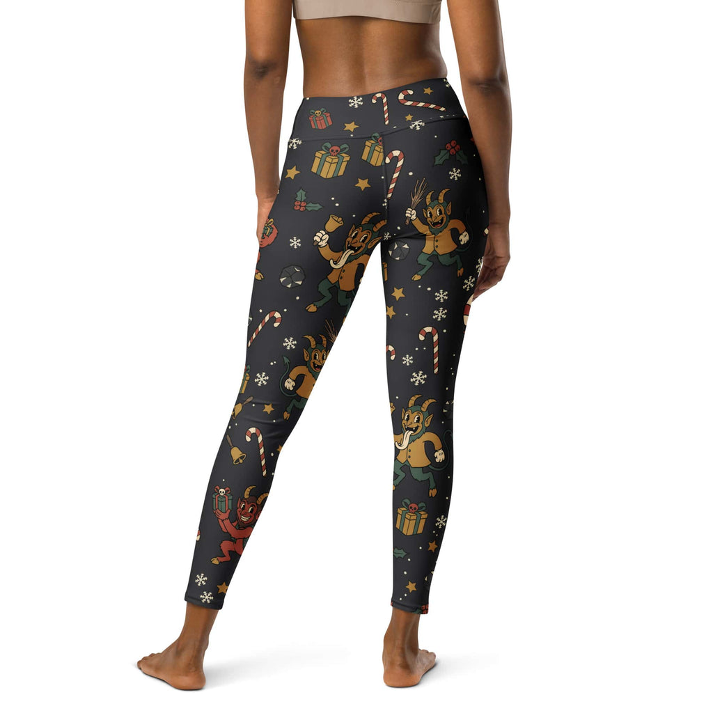 Cartoon Krampus Yoga Leggings