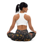 Cartoon Krampus Yoga Leggings
