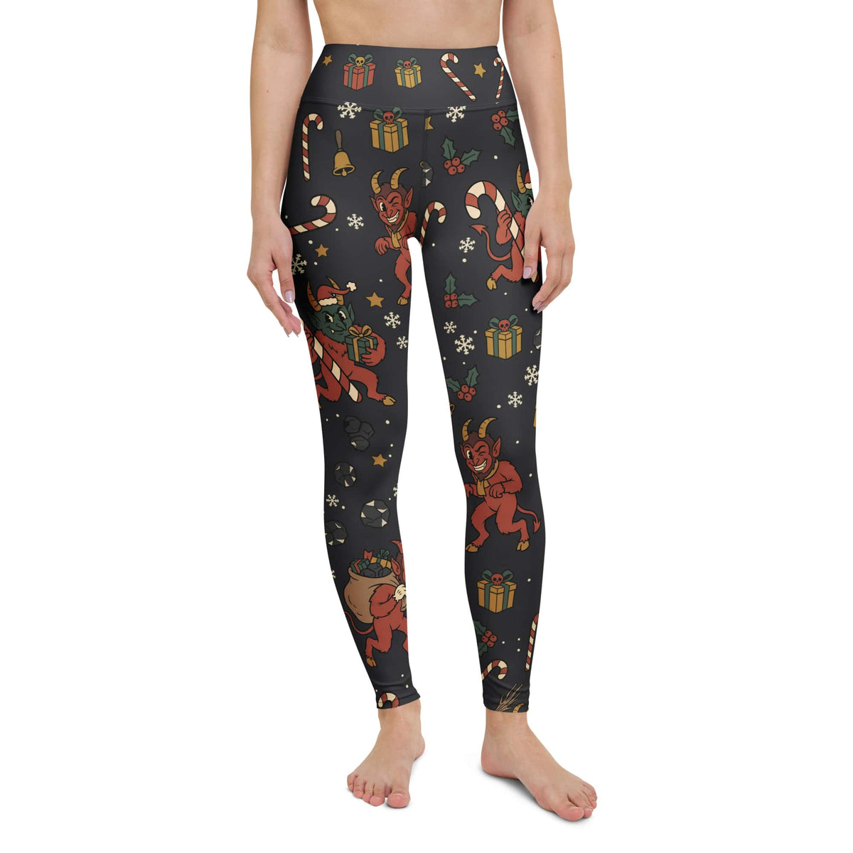 Cartoon Krampus Yoga Leggings