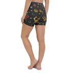 Cartoon Krampus Yoga Shorts