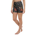 Cartoon Krampus Yoga Shorts
