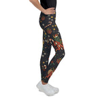 Cartoon Krampus Youth Leggings