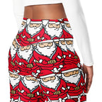 Cartoon Santa Flare Leggings