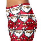 Cartoon Santa Flare Leggings