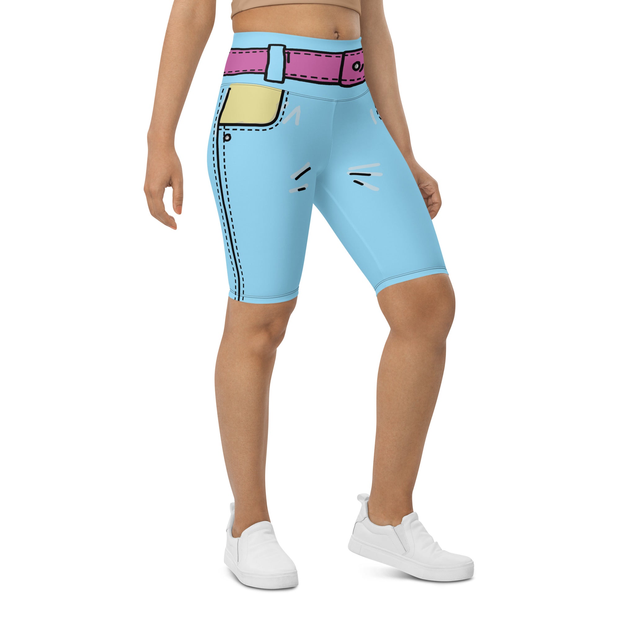 Cartoonized Biker Shorts