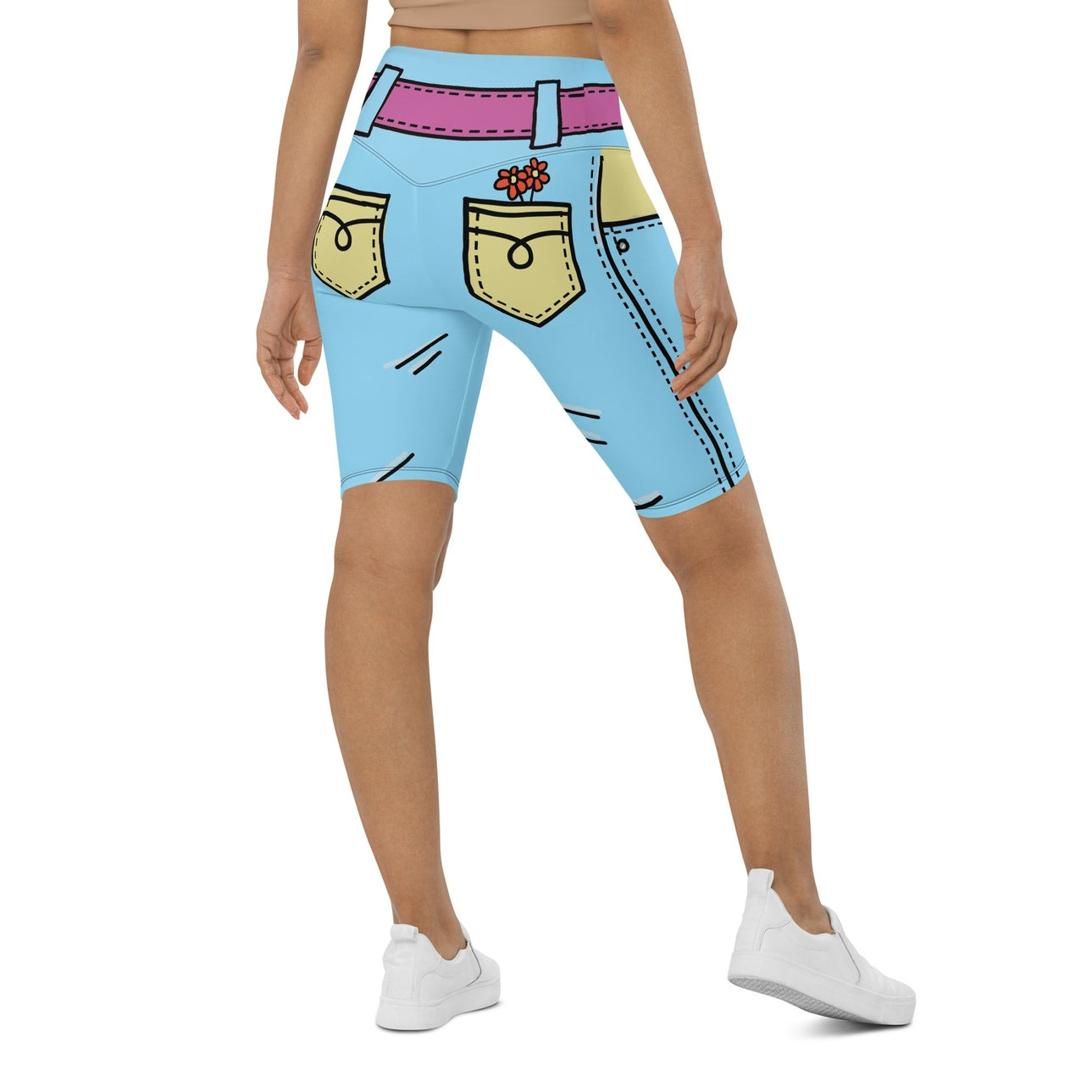 Cartoonized Biker Shorts