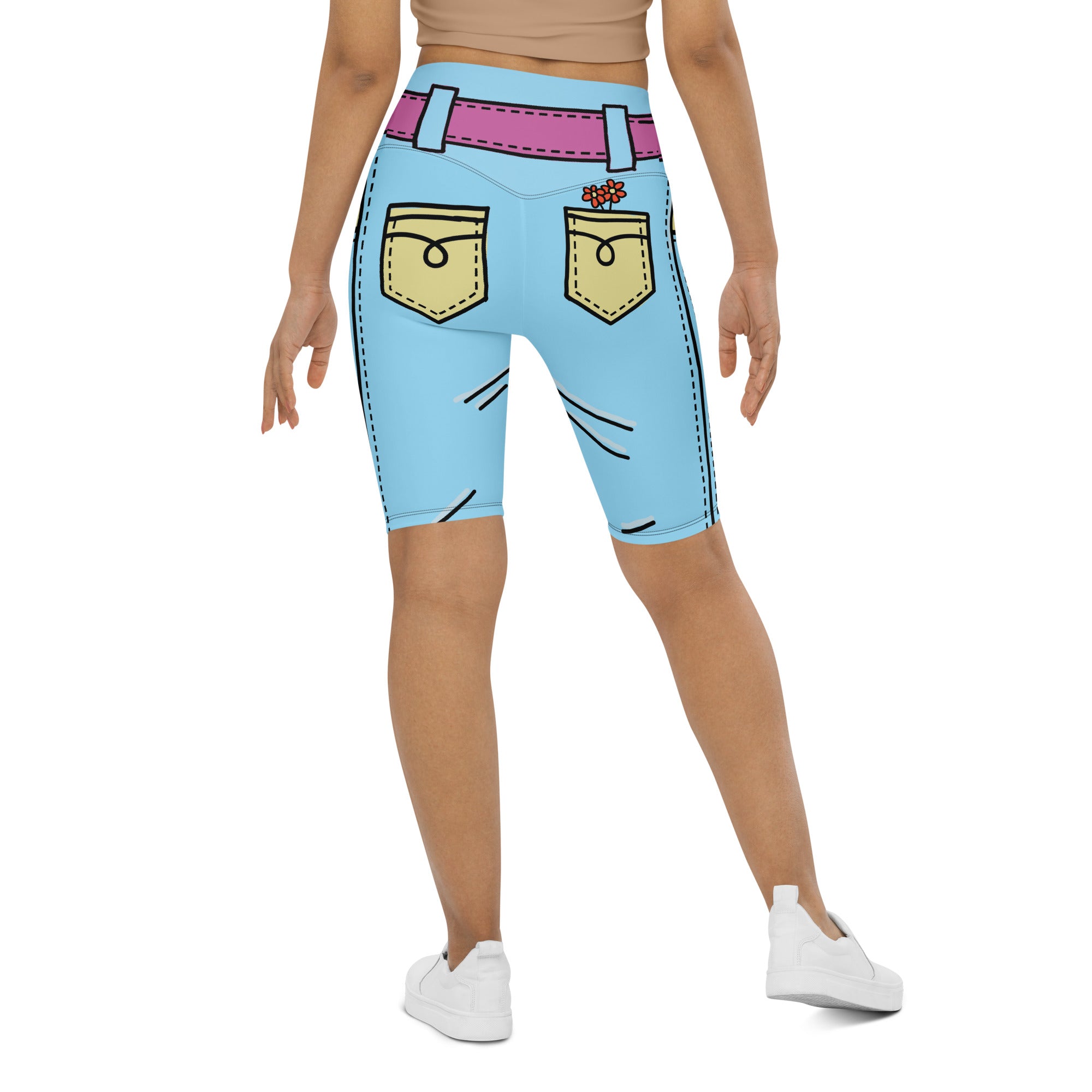 Cartoonized Biker Shorts