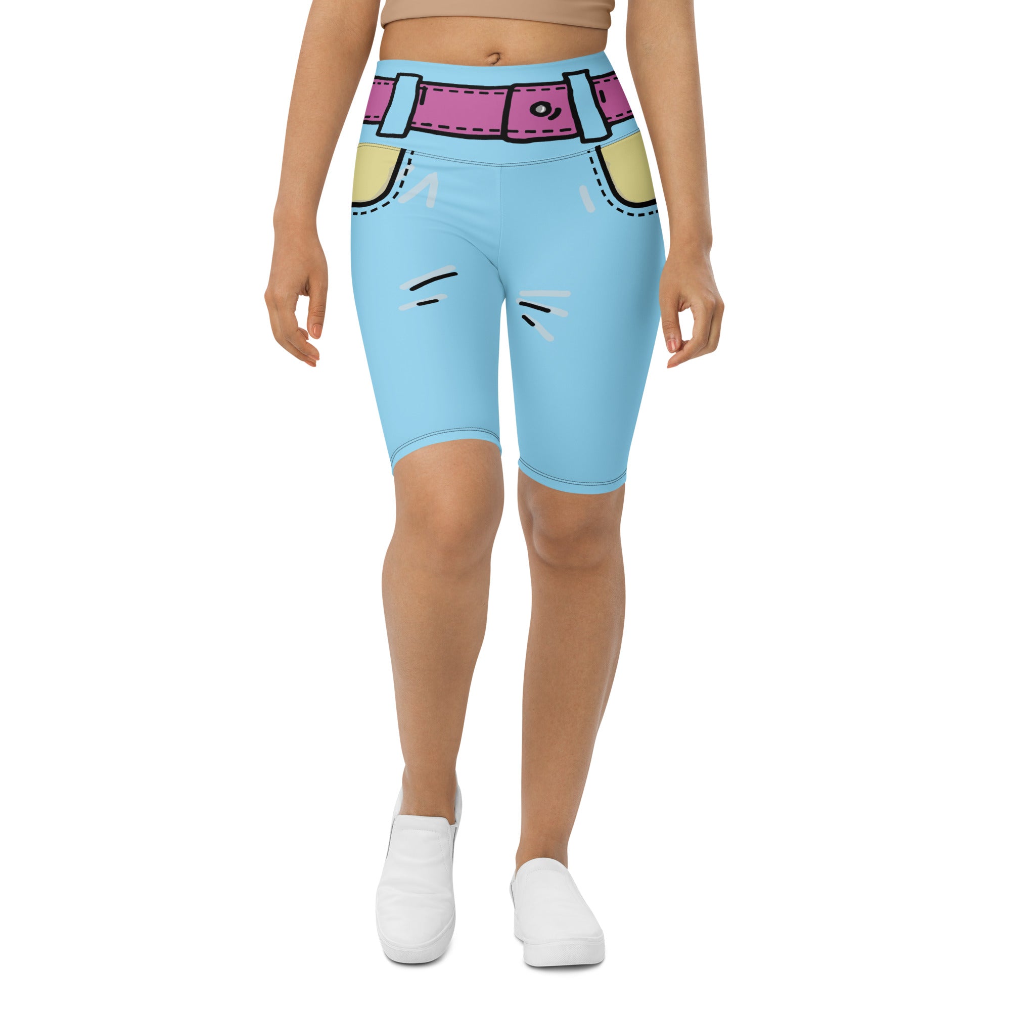 Cartoonized Biker Shorts