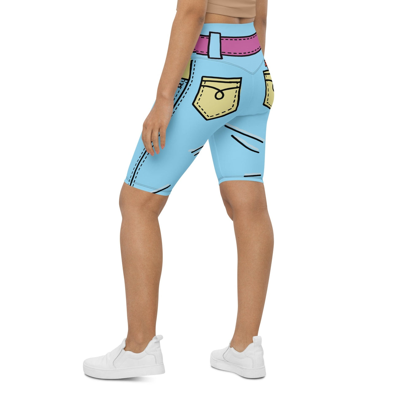 Cartoonized Biker Shorts