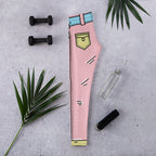 Cartoonized Pink Leggings