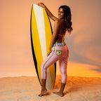 Cartoonized Pink Yoga Capris