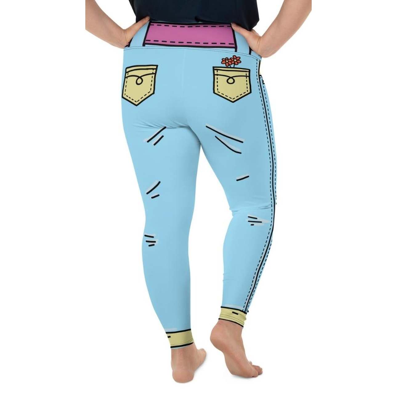Cartoonized Plus Size Leggings