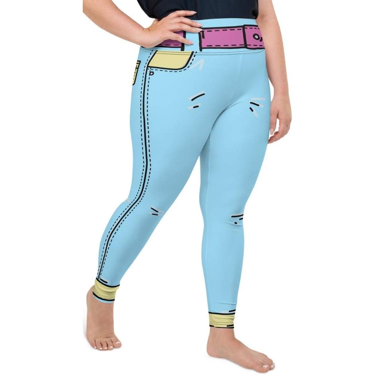 Cartoonized Plus Size Leggings